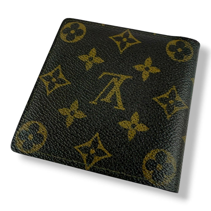 Louis Vuitton Vintage Bifold Brown Monogram Wallet - Lux Central