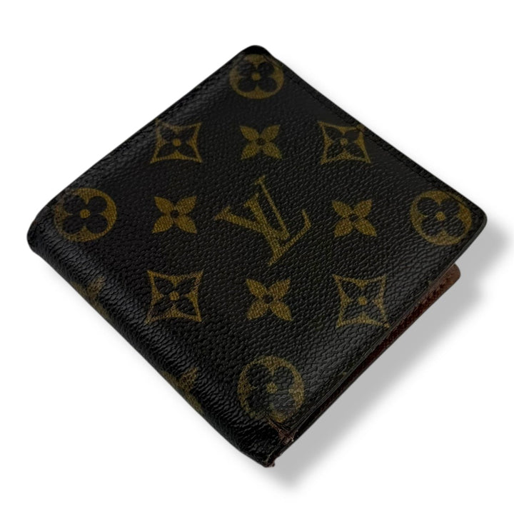 Louis Vuitton Vintage Bifold Brown Monogram Wallet - Lux Central