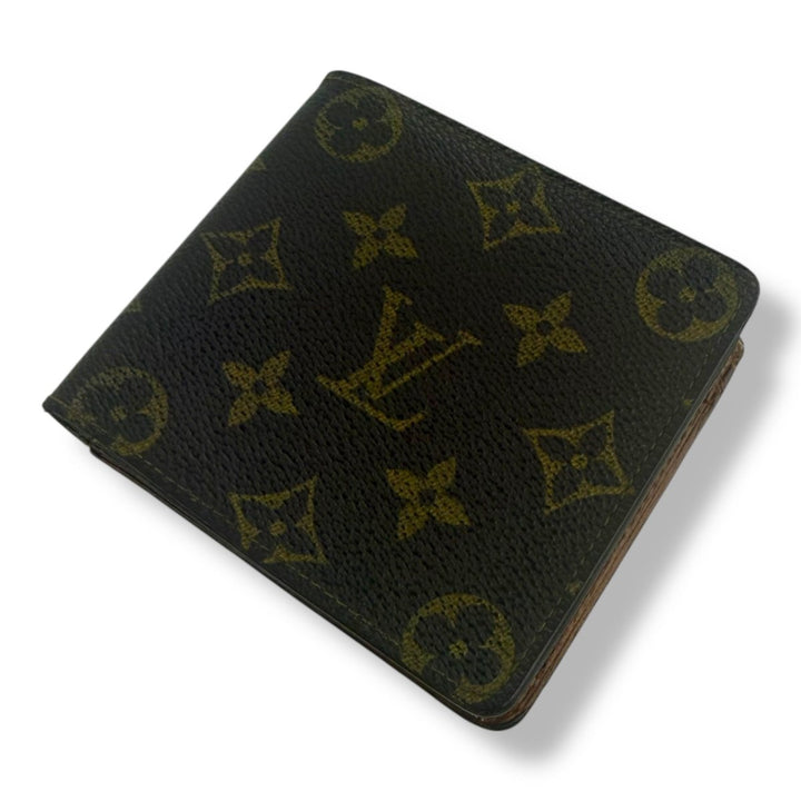 Louis Vuitton Vintage Bifold Brown Monogram Wallet - Lux Central