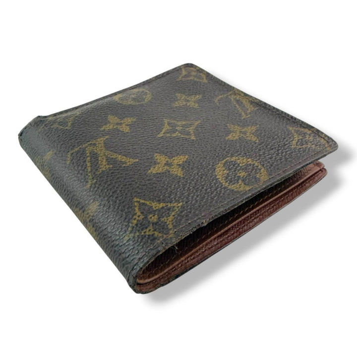 Louis Vuitton Vintage Bifold Brown Monogram Wallet - Lux Central