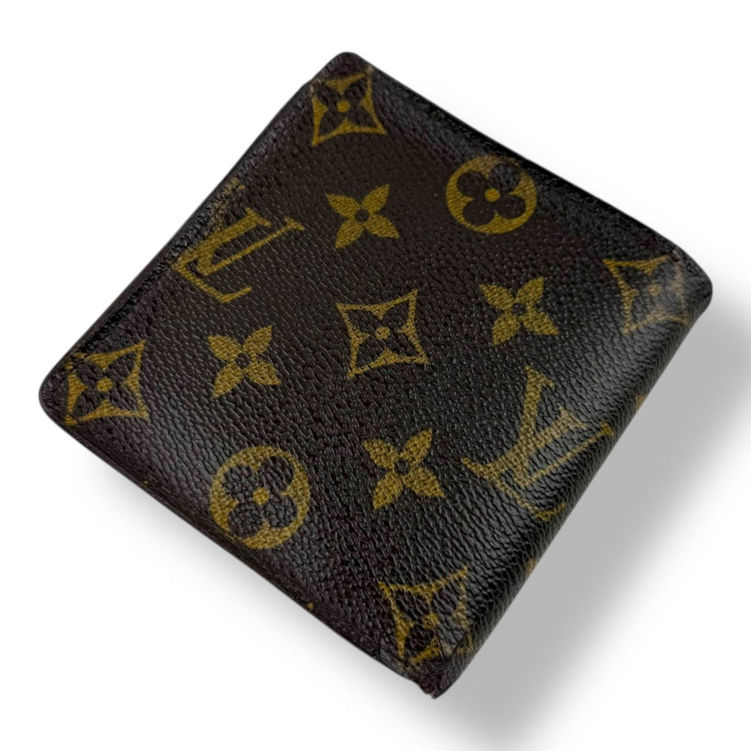 Louis Vuitton Vintage Bifold Brown Monogram Wallet - Lux Central