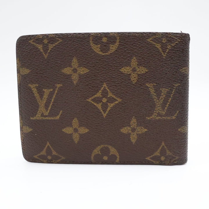 Louis Vuitton Vintage Bifold Brown Monogram Wallet - Lux Central