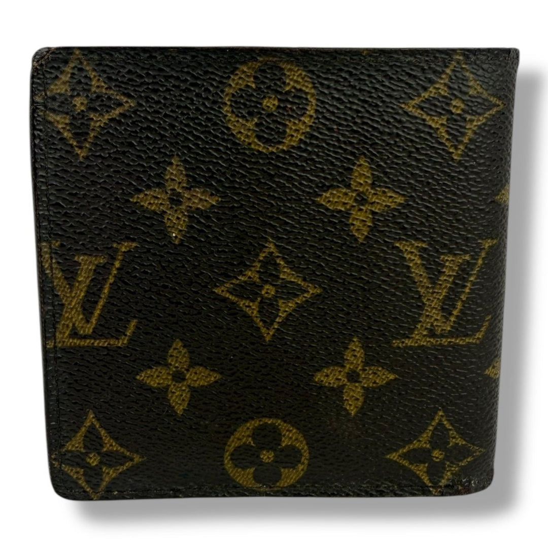 Louis Vuitton Vintage Bifold Brown Monogram Wallet - Lux Central