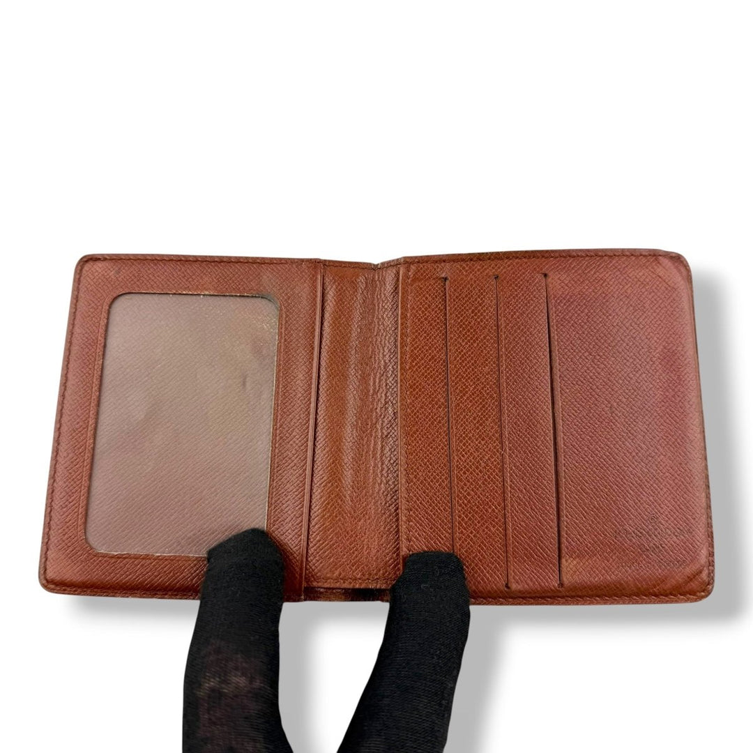 Louis Vuitton Vintage Bifold Brown Monogram Wallet - Lux Central