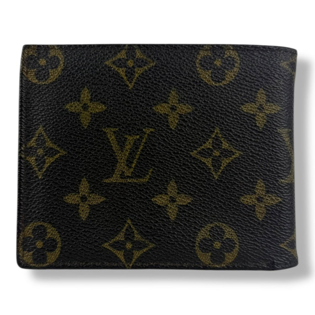 Louis Vuitton Vintage Bifold Brown Monogram Wallet - Lux Central