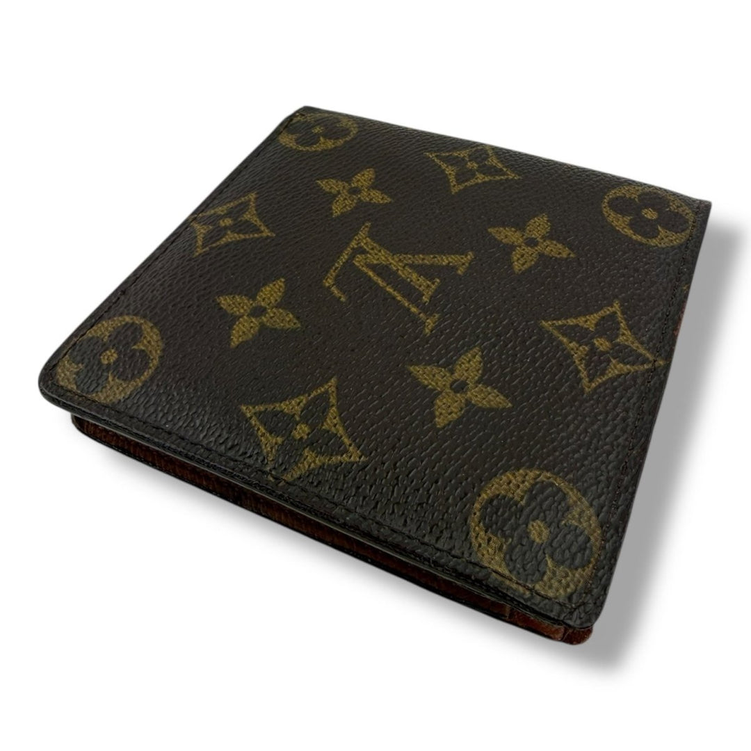 Louis Vuitton Vintage Bifold Brown Monogram Wallet - Lux Central