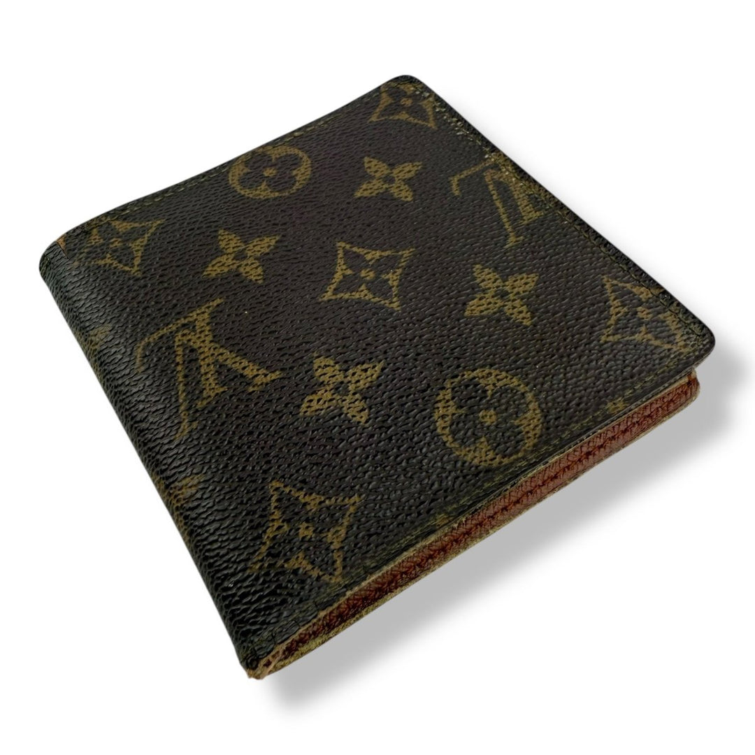 Louis Vuitton Vintage Bifold Brown Monogram Wallet - Lux Central