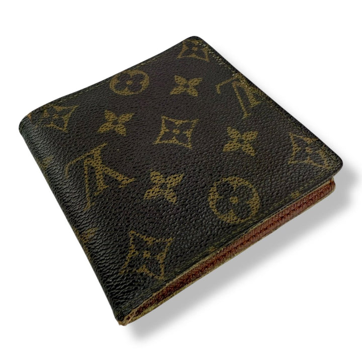 Louis Vuitton Vintage Bifold Brown Monogram Wallet - Lux Central
