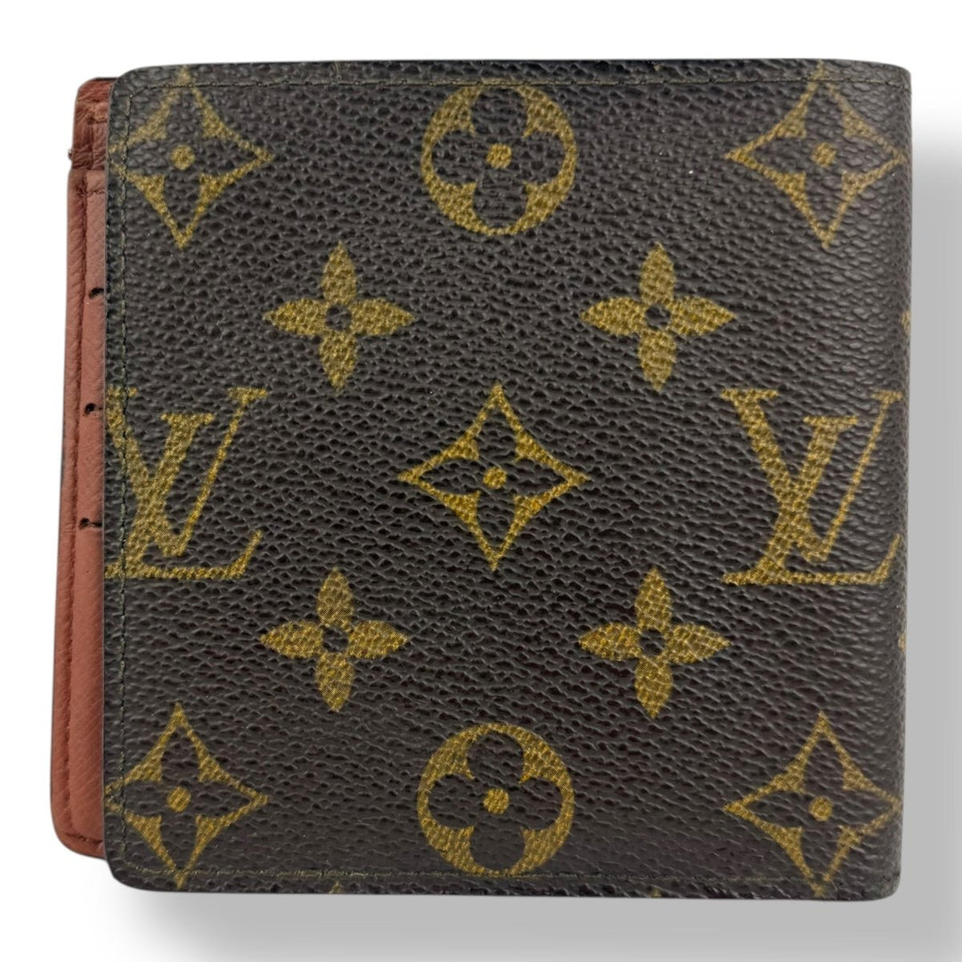 Louis Vuitton Vintage Bifold Brown Monogram Wallet - Lux Central