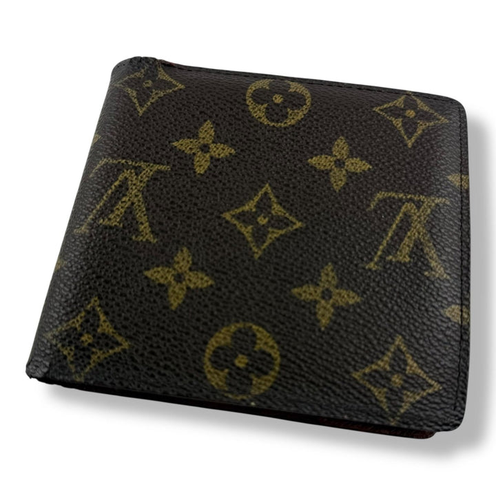 Louis Vuitton Vintage Bifold Brown Monogram Wallet - Lux Central