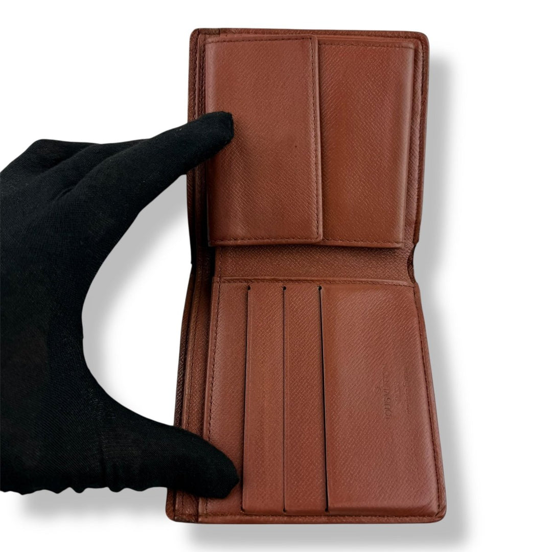 Louis Vuitton Vintage Bifold Brown Monogram Wallet - Lux Central