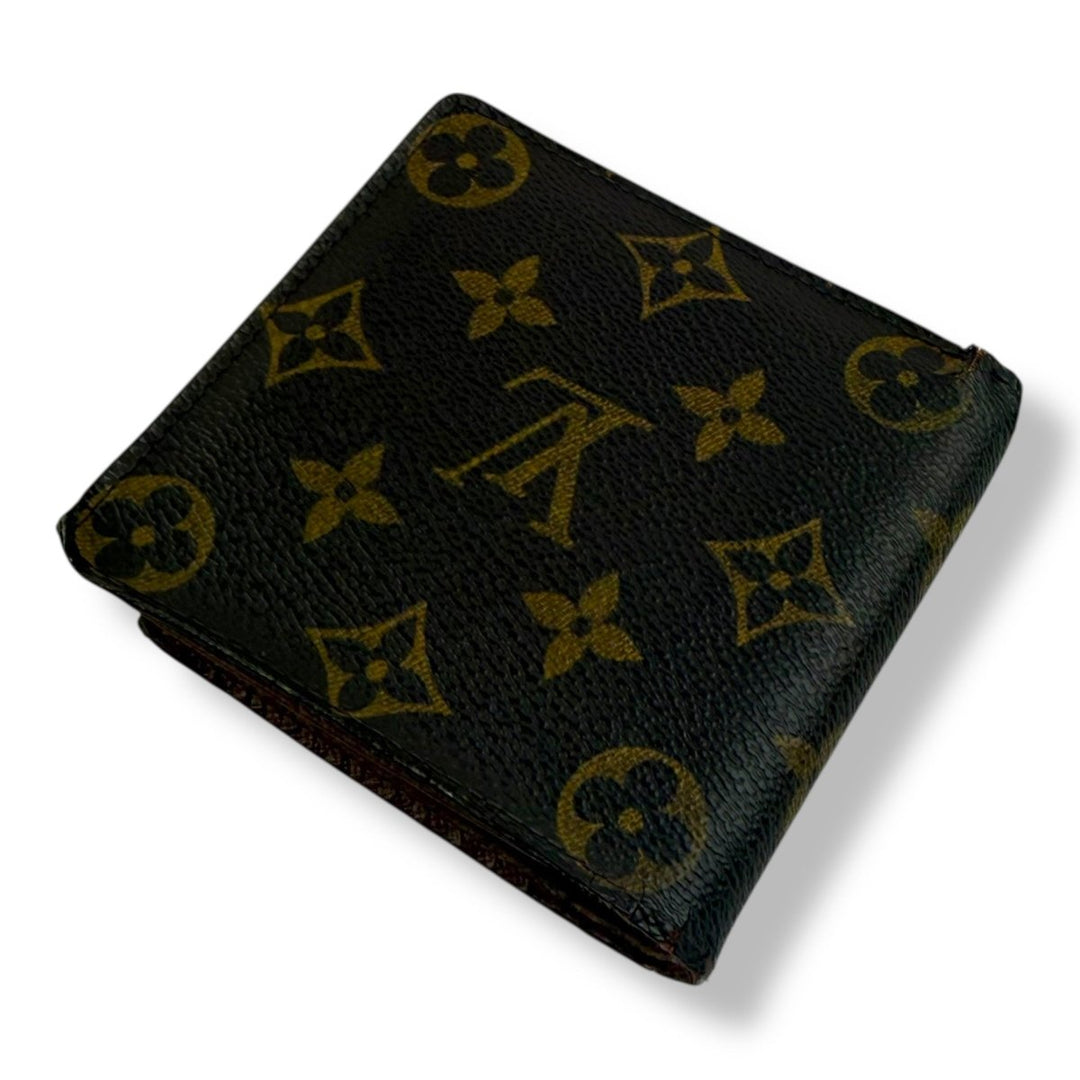 Louis Vuitton Vintage Bifold Brown Monogram Wallet - Lux Central