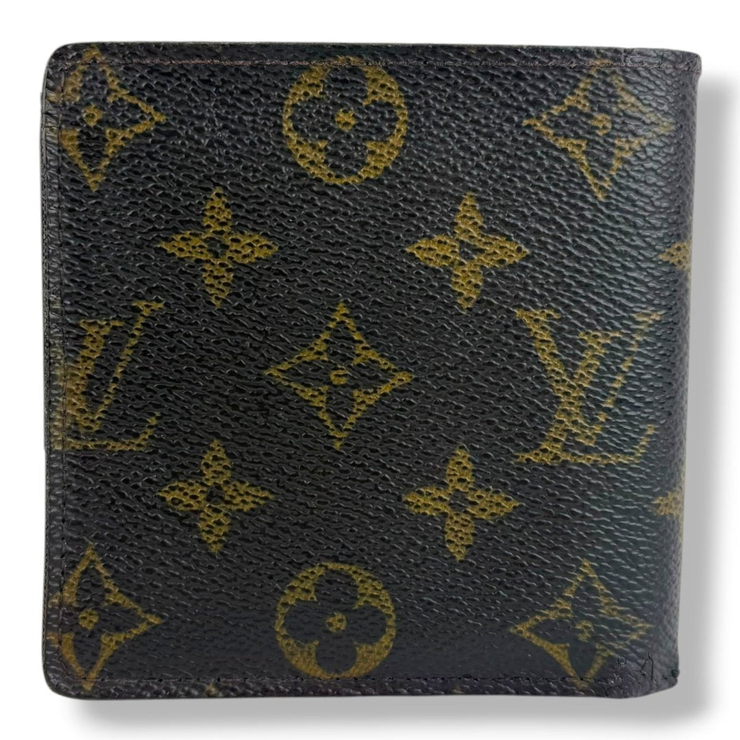 Louis Vuitton Vintage Bifold Brown Monogram Wallet - Lux Central