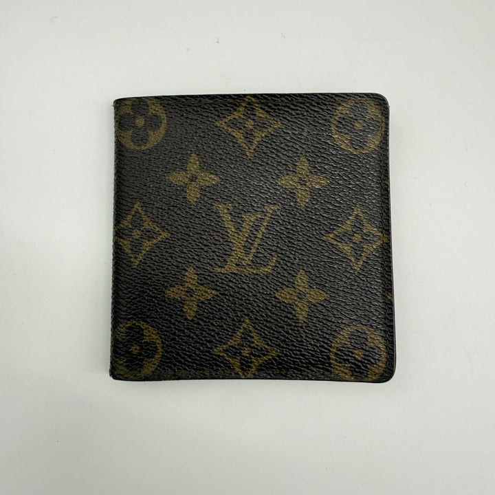 Louis Vuitton Vintage Bifold Brown Monogram Wallet - Lux Central