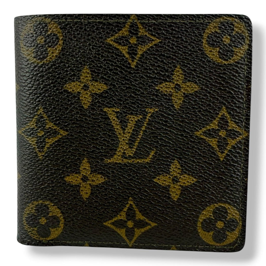 Louis Vuitton Vintage Bifold Brown Monogram Wallet - Lux Central