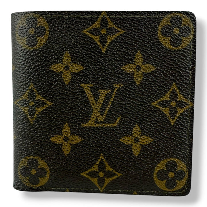 Louis Vuitton Vintage Bifold Brown Monogram Wallet - Lux Central