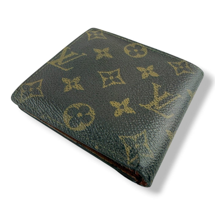 Louis Vuitton Vintage Bifold Brown Monogram Wallet - Lux Central