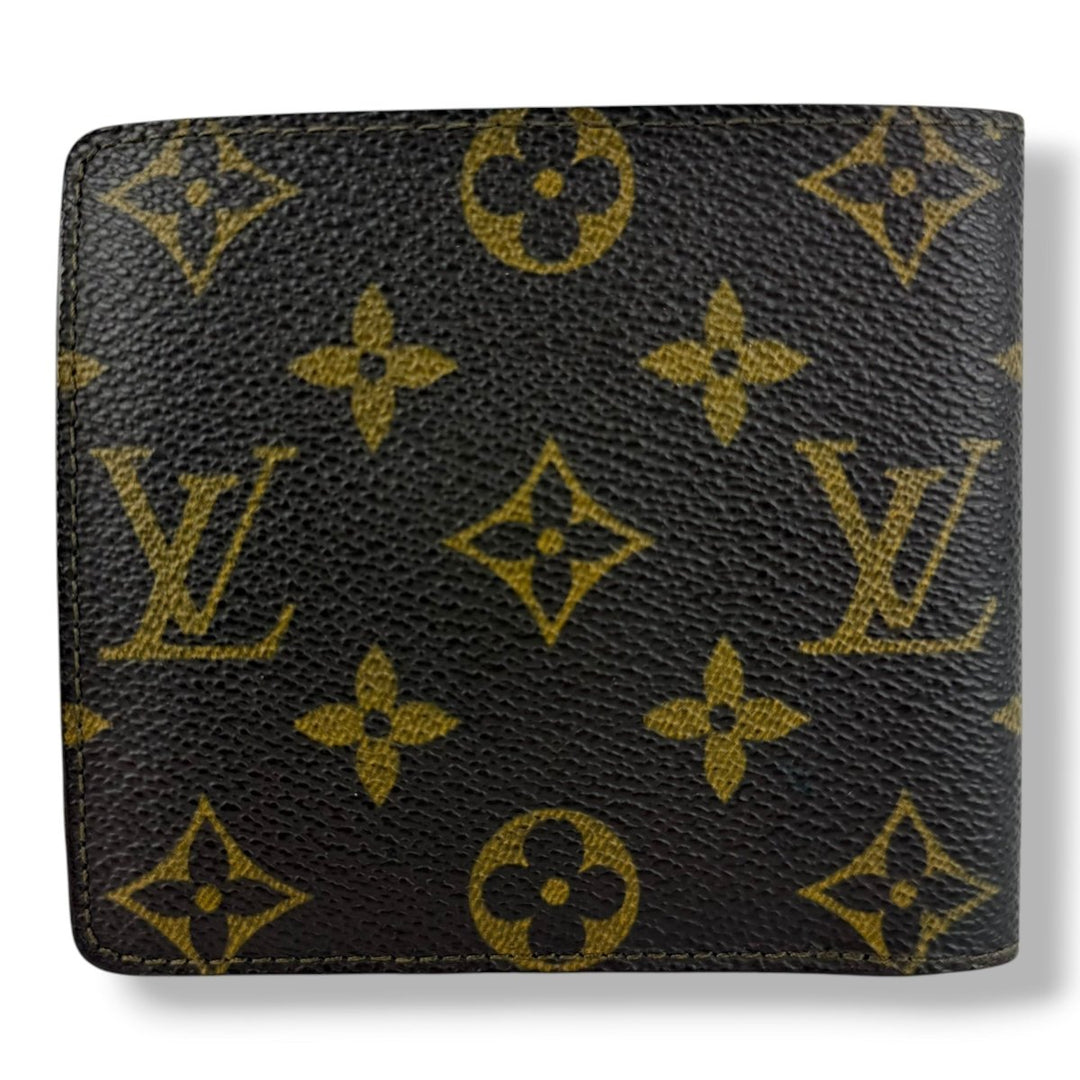 Louis Vuitton Vintage Bifold Brown Monogram Wallet - Lux Central