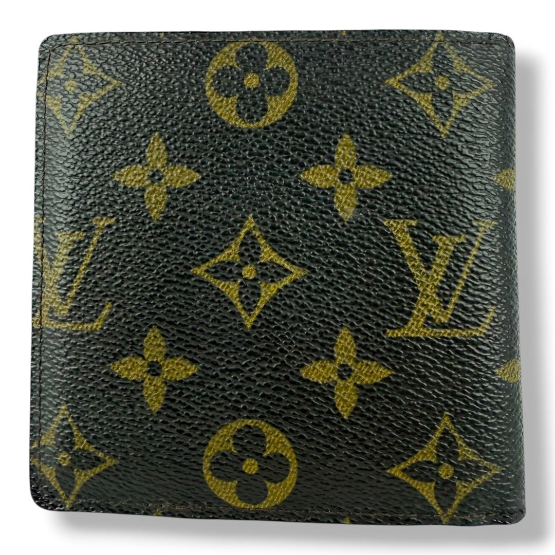 Louis Vuitton Vintage Bifold Brown Monogram Wallet - Lux Central