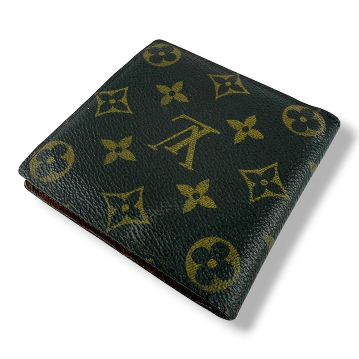 Louis Vuitton Vintage Bifold Brown Monogram Wallet - Lux Central