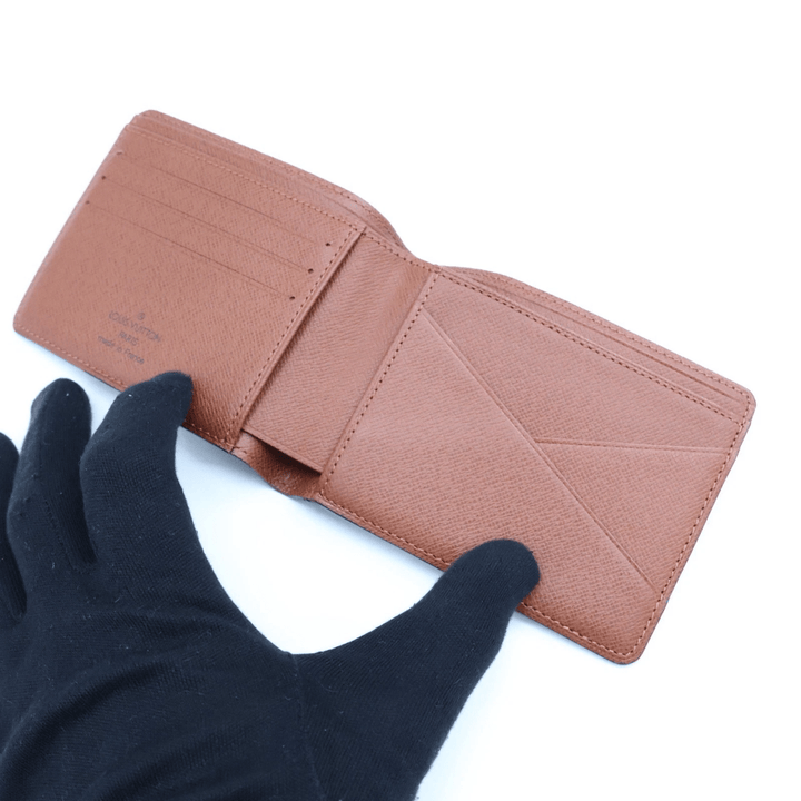 Louis Vuitton Vintage Bifold Brown Monogram Wallet - Lux Central