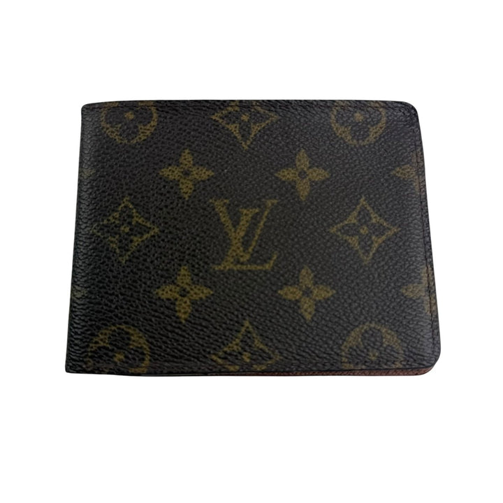 Louis Vuitton Vintage Bifold Brown Monogram Wallet - Lux Central
