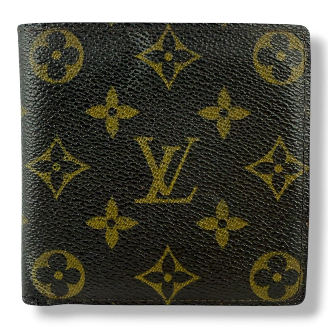 Louis Vuitton Vintage Bifold Brown Monogram Wallet - Lux Central