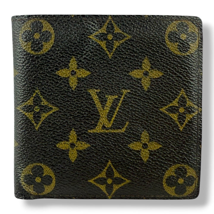 Louis Vuitton Vintage Bifold Brown Monogram Wallet - Lux Central