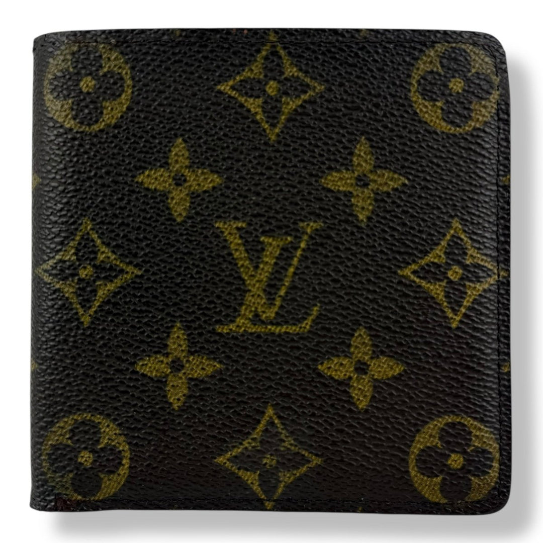 Louis Vuitton Vintage Bifold Brown Monogram Wallet - Lux Central
