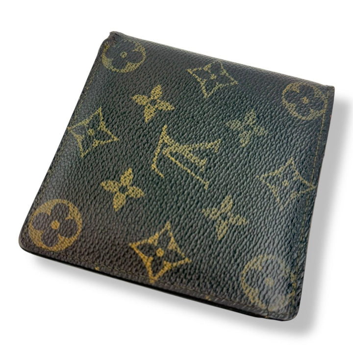 Louis Vuitton Vintage Bifold Brown Monogram Wallet - Lux Central