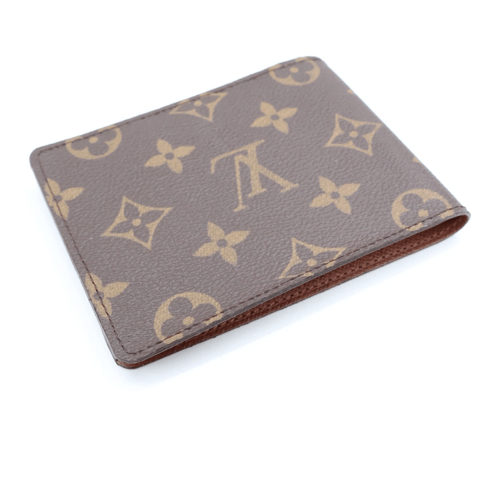 Louis Vuitton Vintage Bifold Brown Monogram Wallet - Lux Central