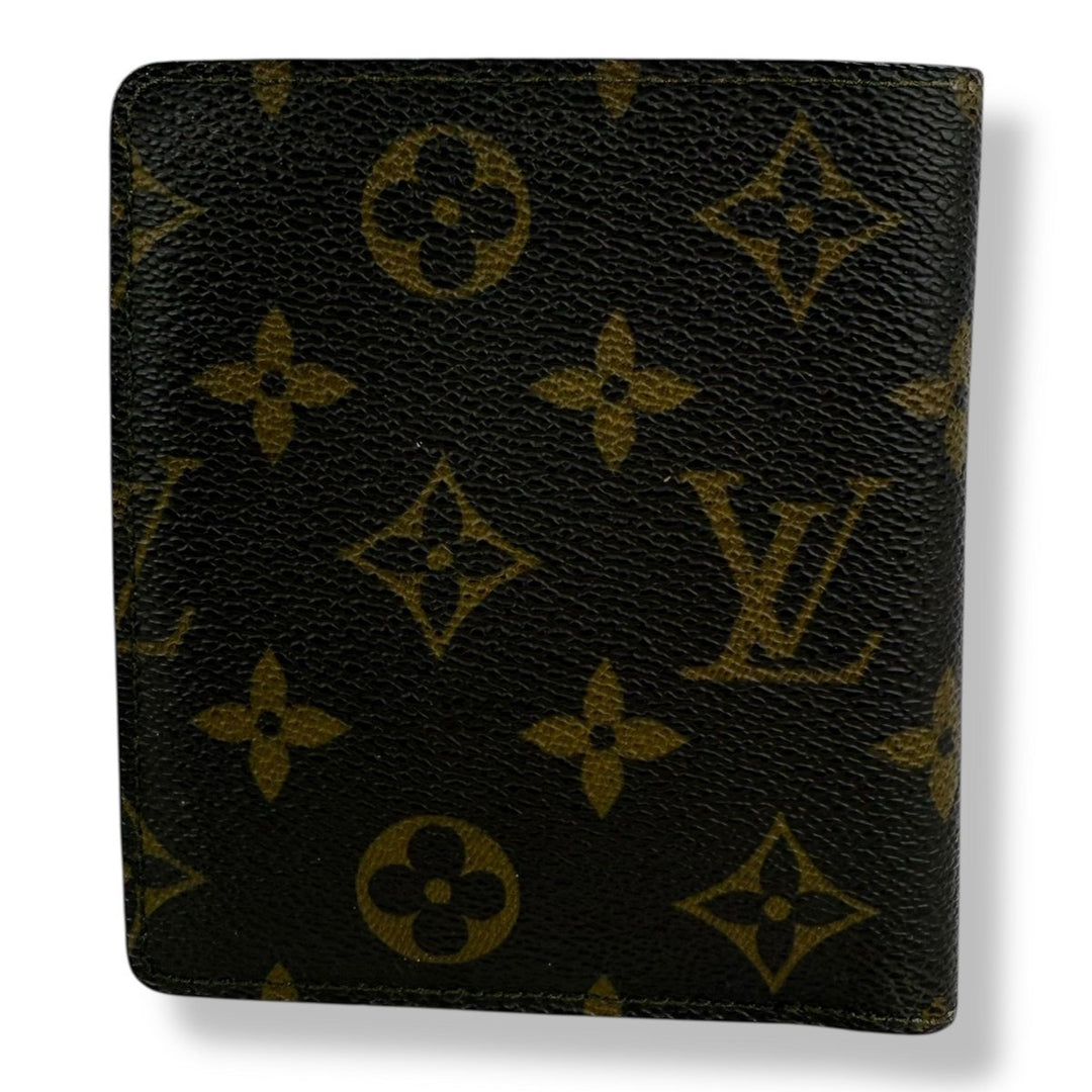 Louis Vuitton Vintage Bifold Brown Monogram Wallet - Lux Central
