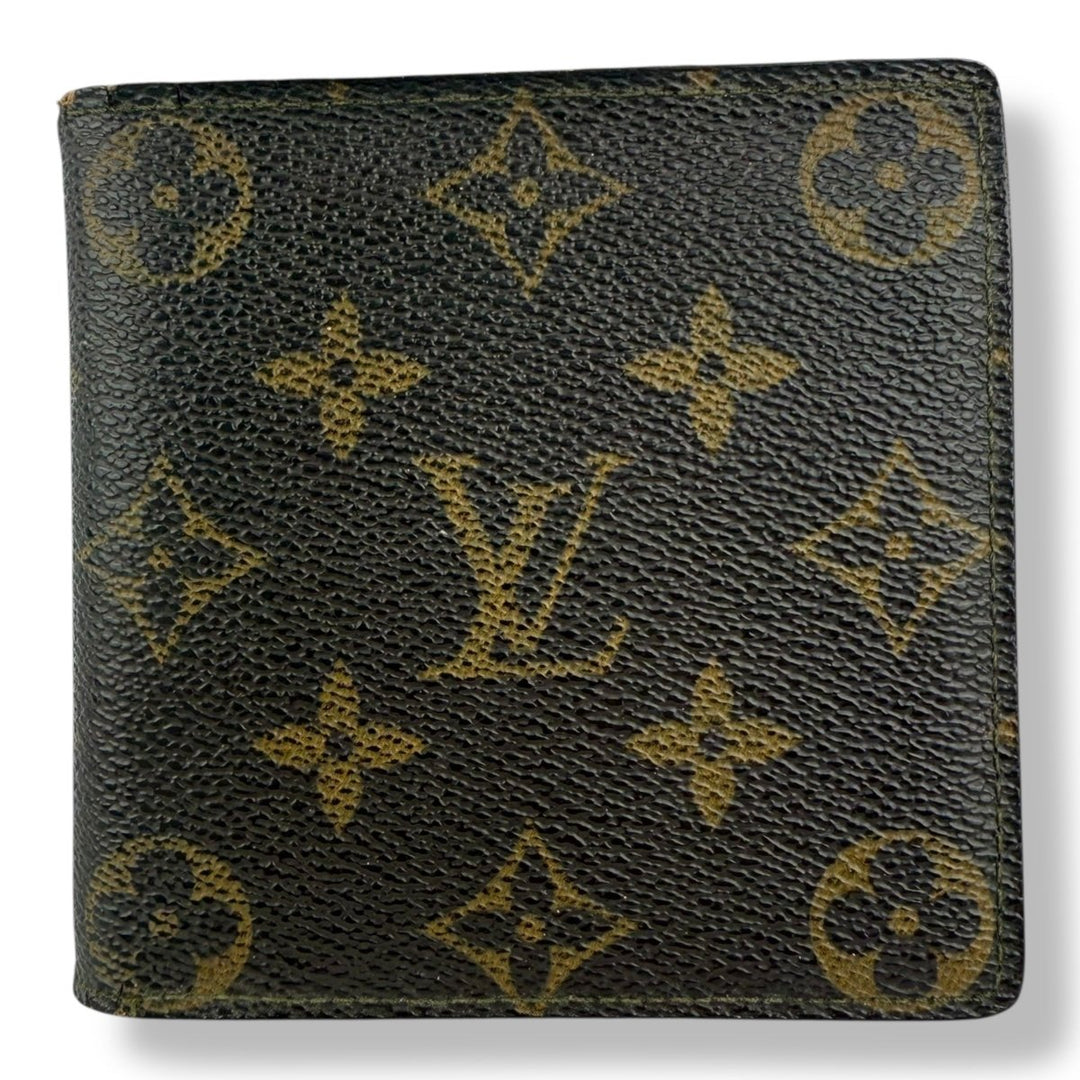 Louis Vuitton Vintage Bifold Brown Monogram Wallet - Lux Central