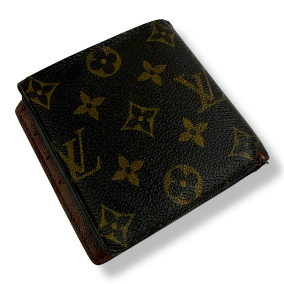 Louis Vuitton Vintage Bifold Brown Monogram Wallet - Lux Central