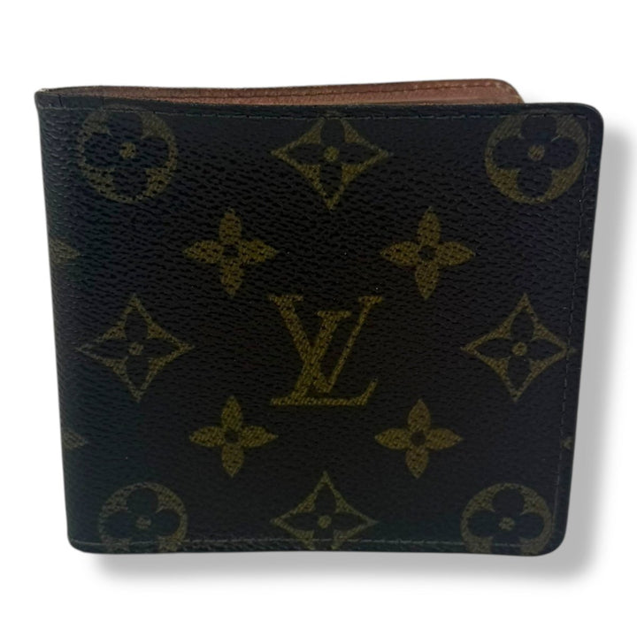 Louis Vuitton Vintage Bifold Brown Monogram Wallet - Lux Central