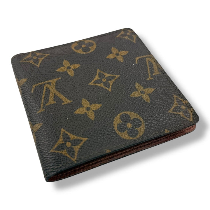 Louis Vuitton Vintage Bifold Brown Monogram Wallet - Lux Central