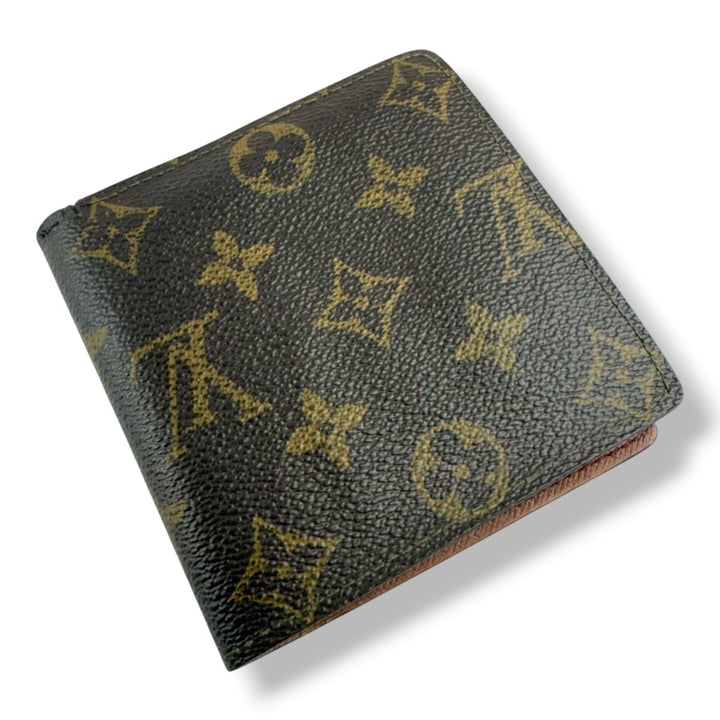 Louis Vuitton Vintage Bifold Brown Monogram Wallet - Lux Central