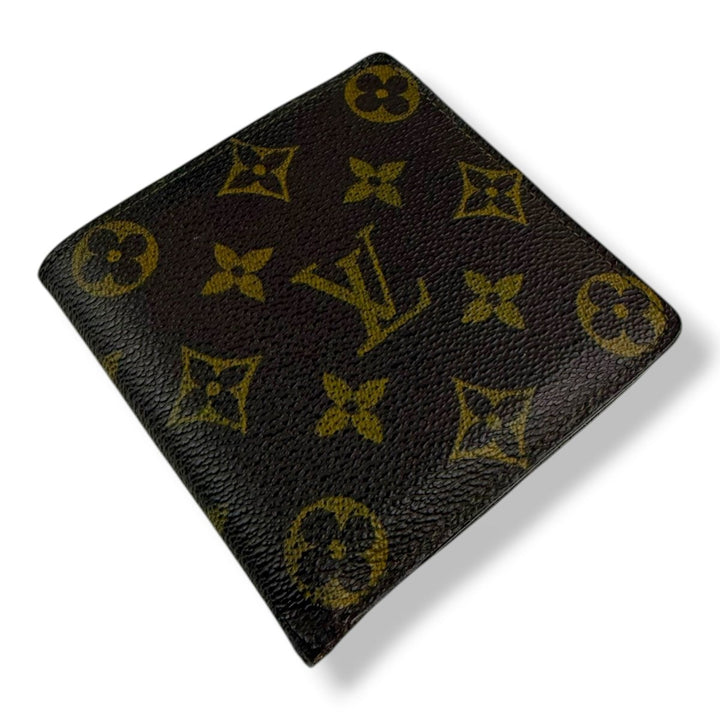 Louis Vuitton Vintage Bifold Brown Monogram Wallet - Lux Central