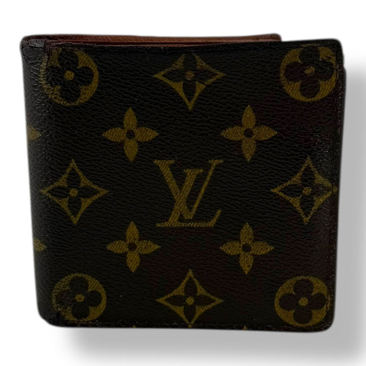 Louis Vuitton Vintage Bifold Brown Monogram Wallet - Lux Central