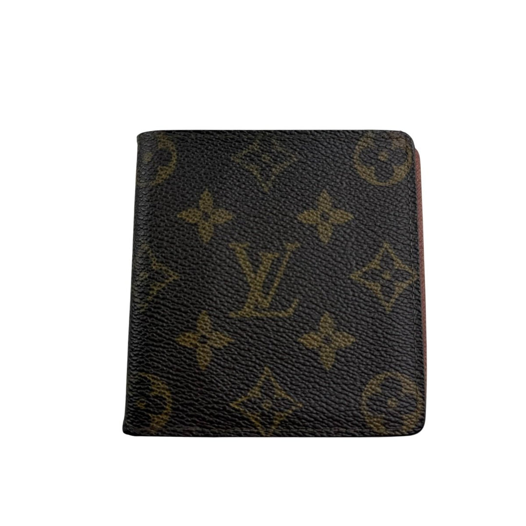 Louis Vuitton Vintage Bifold Brown Monogram Wallet - Lux Central