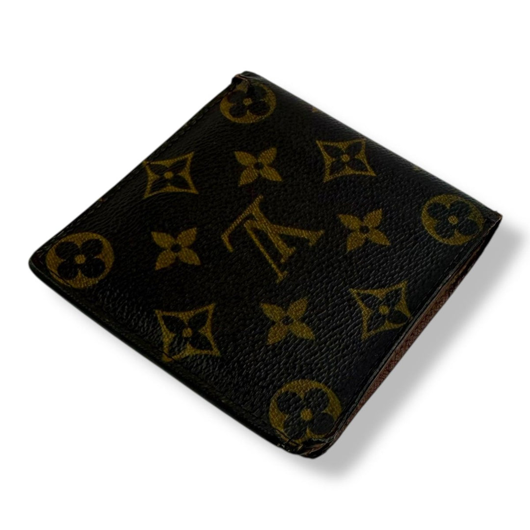 Louis Vuitton Vintage Bifold Brown Monogram Wallet - Lux Central