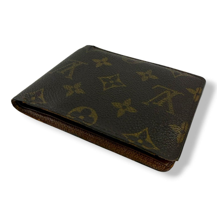 Louis Vuitton Vintage Bifold Brown Monogram Wallet 7758 - Lux Central