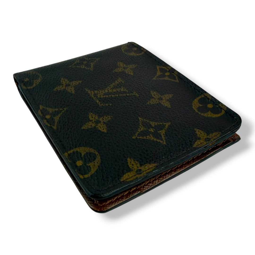 Louis Vuitton Vintage Bifold Brown Monogram Wallet 7758 - Lux Central