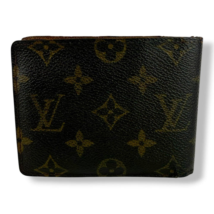 Louis Vuitton Vintage Bifold Brown Monogram Wallet 7758 - Lux Central