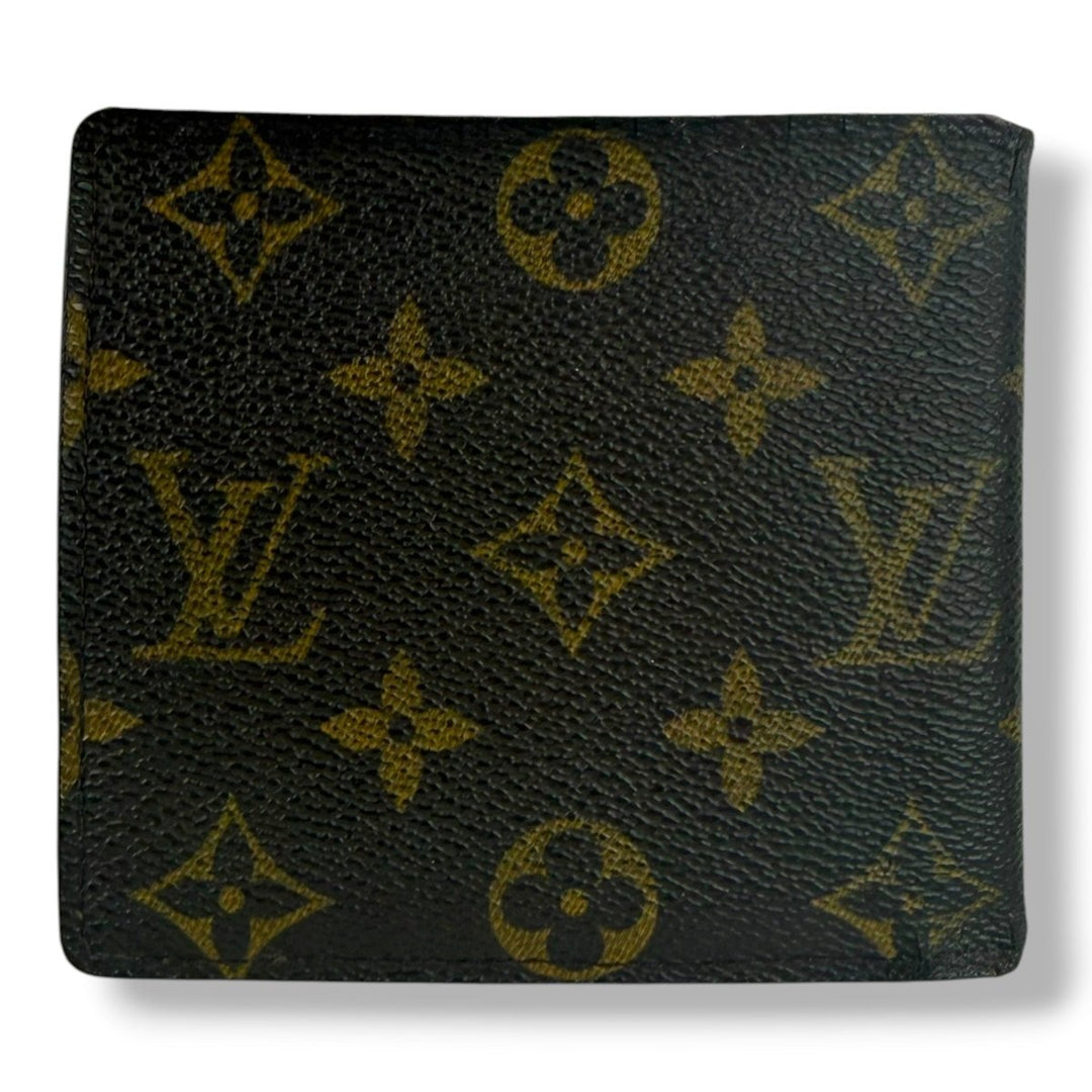 Louis Vuitton Vintage Bifold Brown Monogram Wallet 7759 - Lux Central