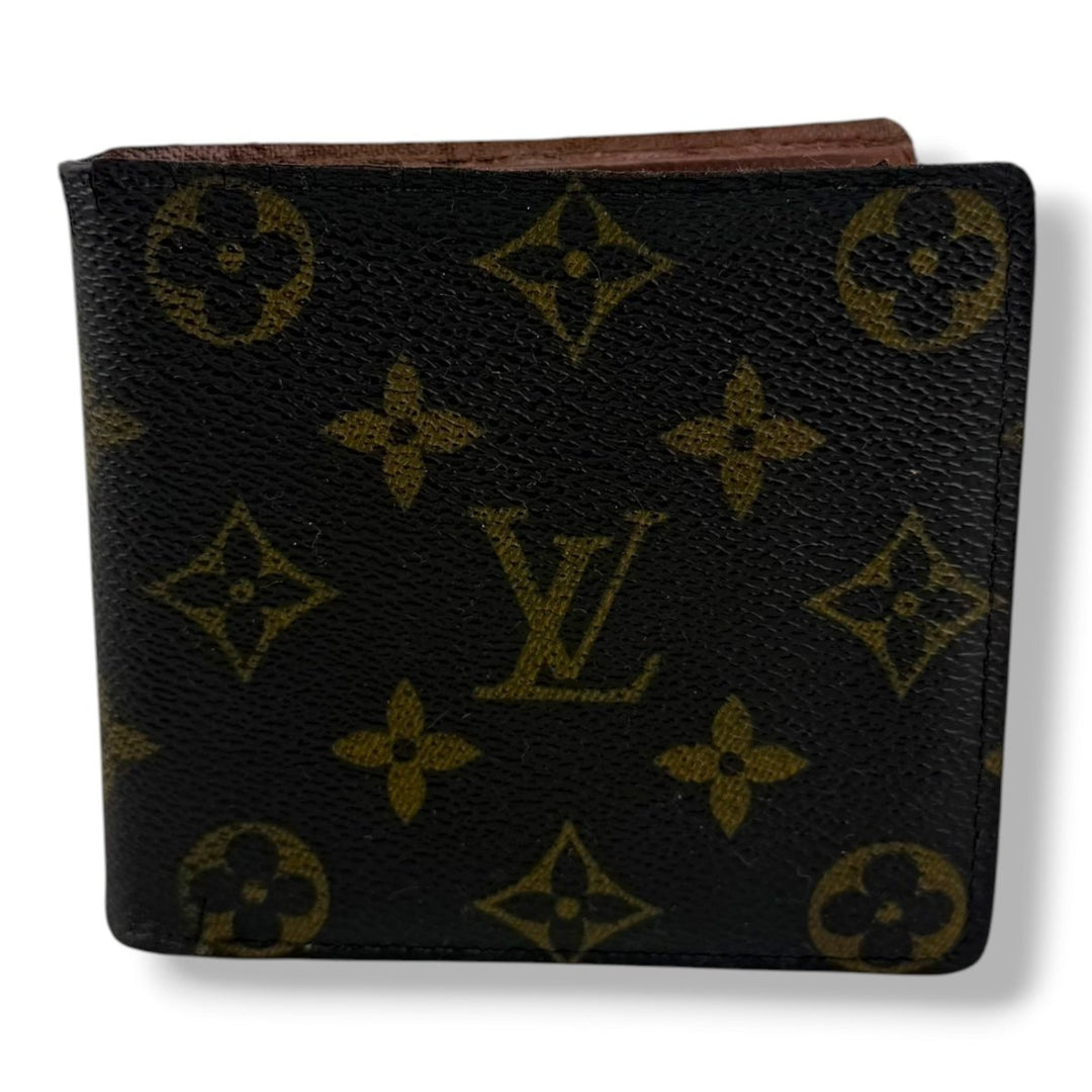 Louis Vuitton Vintage Bifold Brown Monogram Wallet 7759 - Lux Central