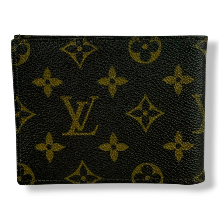 Louis Vuitton Vintage Bifold Brown Monogram Wallet 7760 - Lux Central