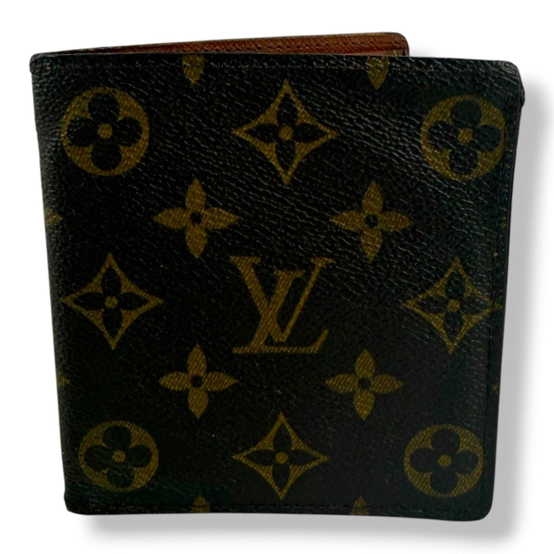 Louis Vuitton Vintage Bifold Brown Monogram Wallet 7761 - Lux Central