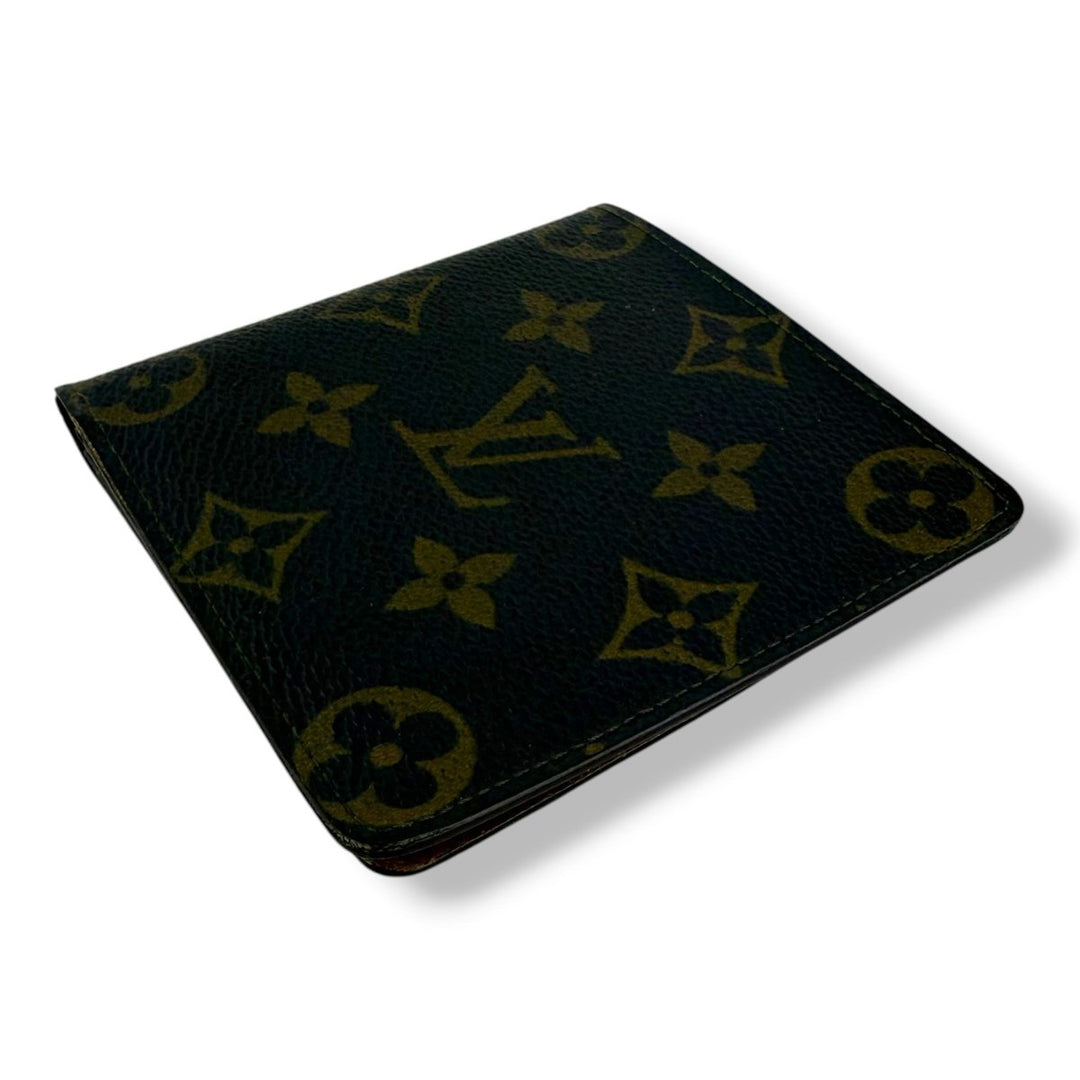Louis Vuitton Vintage Bifold Brown Monogram Wallet 7763 - Lux Central