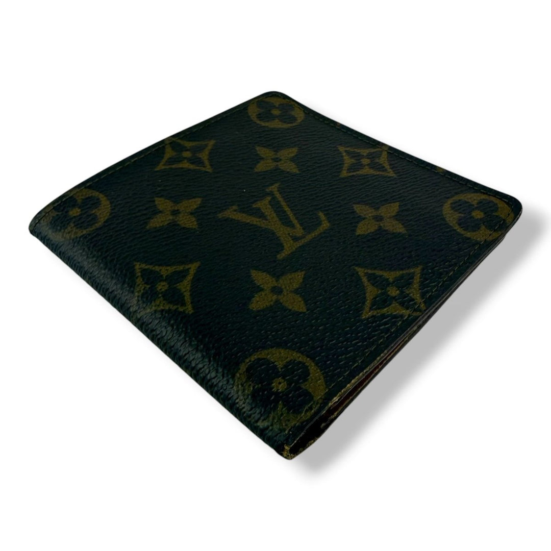 Louis Vuitton Vintage Bifold Brown Monogram Wallet 7763 - Lux Central